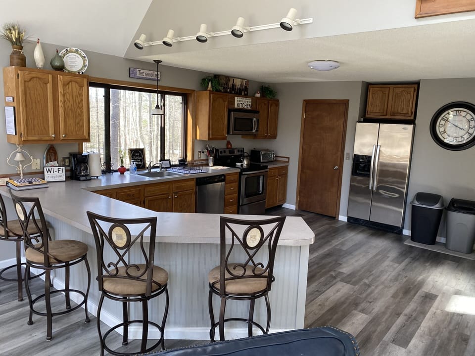 Make a family dinner in our fully equipped kitchen.