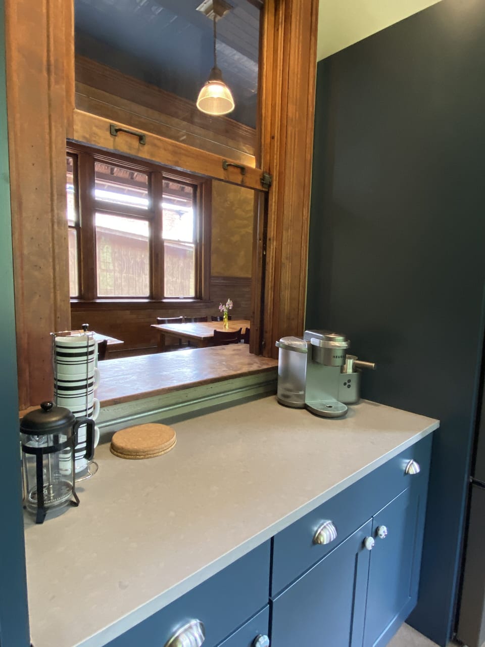 at the coffee bar you can make it your way Keurig or French press