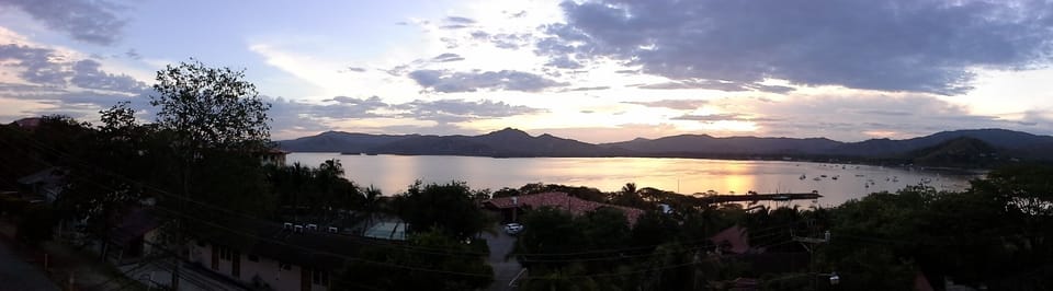 Sunrise from the balcony