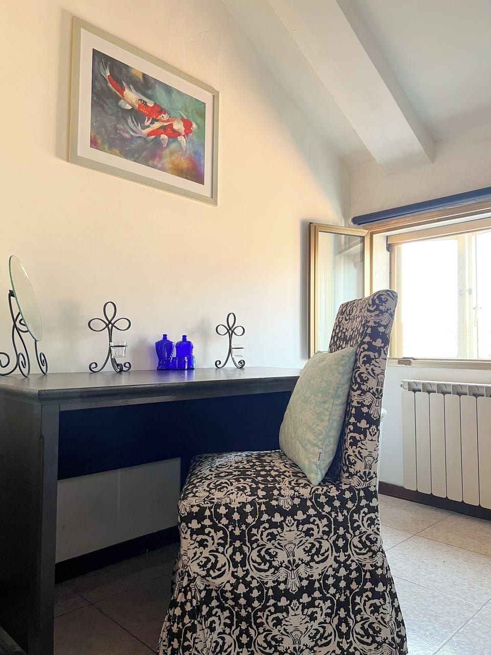 Desk in bedroom
