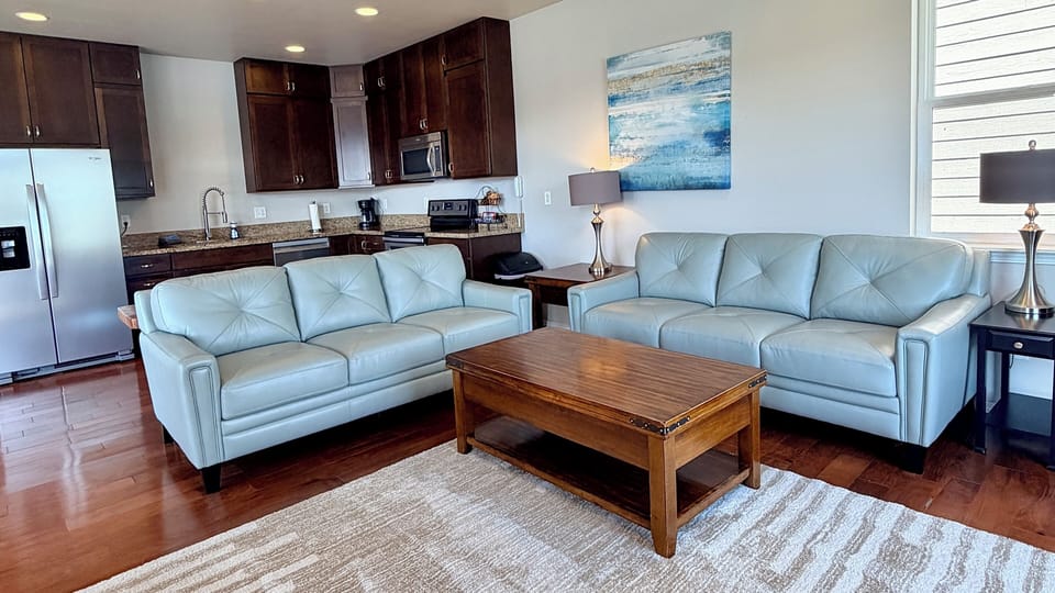 Comfortable sitting area in the living room