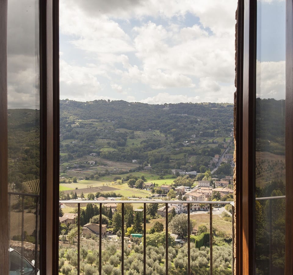 Dramatic view from the balcony.
