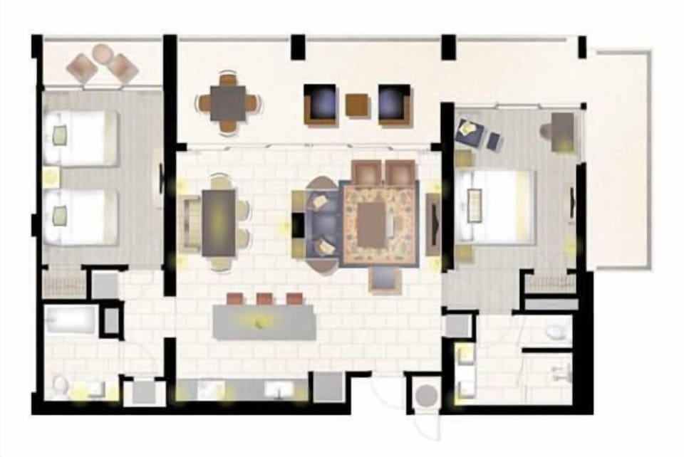 Two-Bedroom floor plan