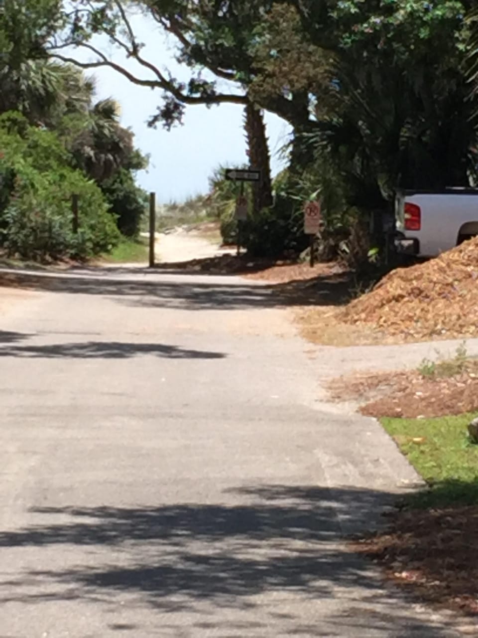 100 steps down Egret St. to the Beach