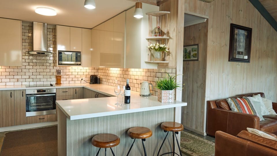 Full working kitchen with all amenities to support home cooking.