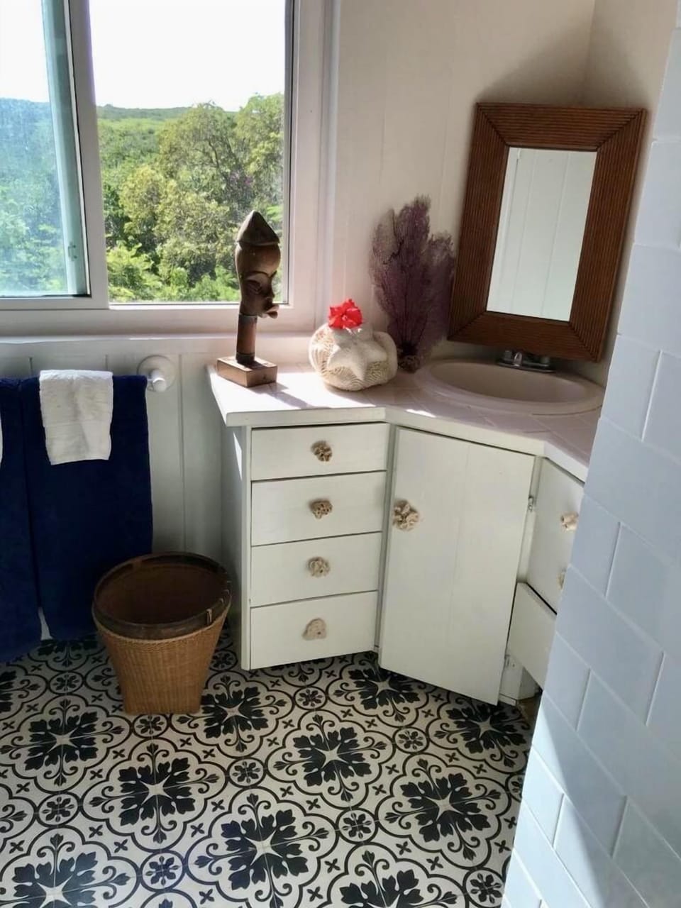 Main level bathroom- remodeled in 2020. 