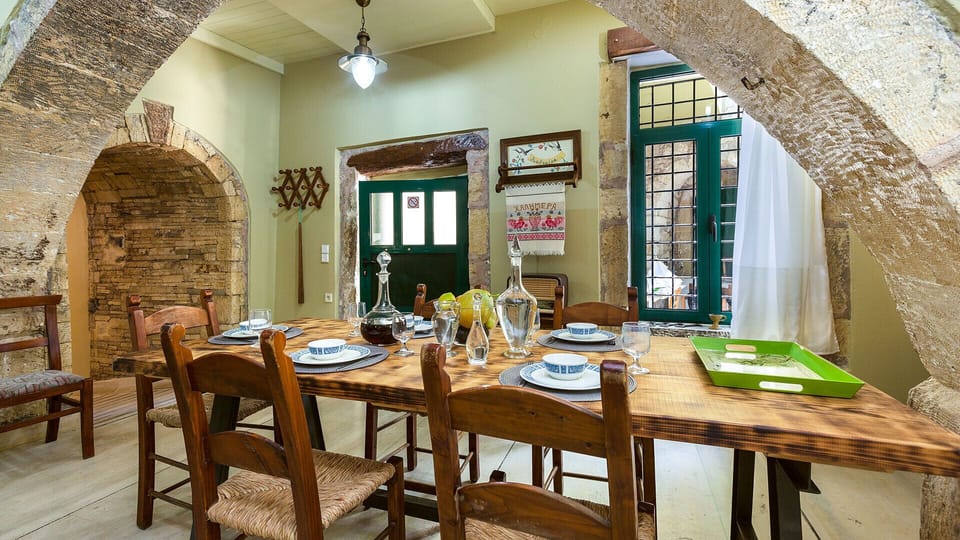 Spacious indoor dining area