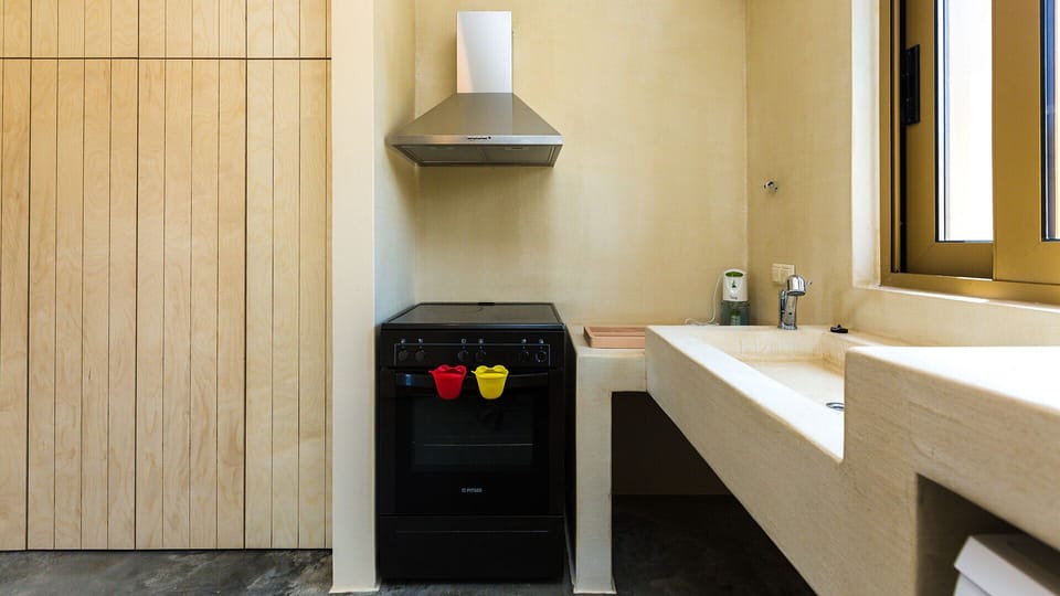 Our kitchen was designed according the original Crete traditional style