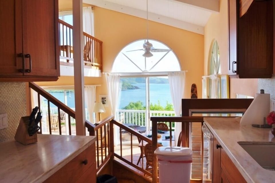 Looking over the great room from the kitchen
