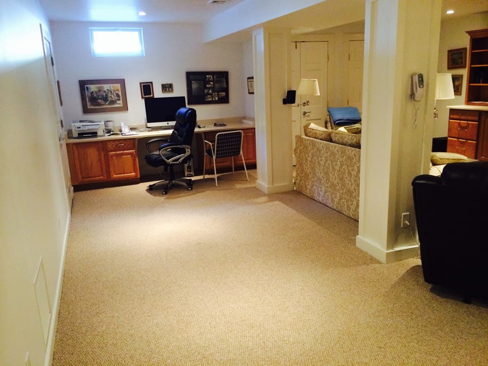 Lower Level Lounge Office Area with printer and WiFi
 (Computer not Included)