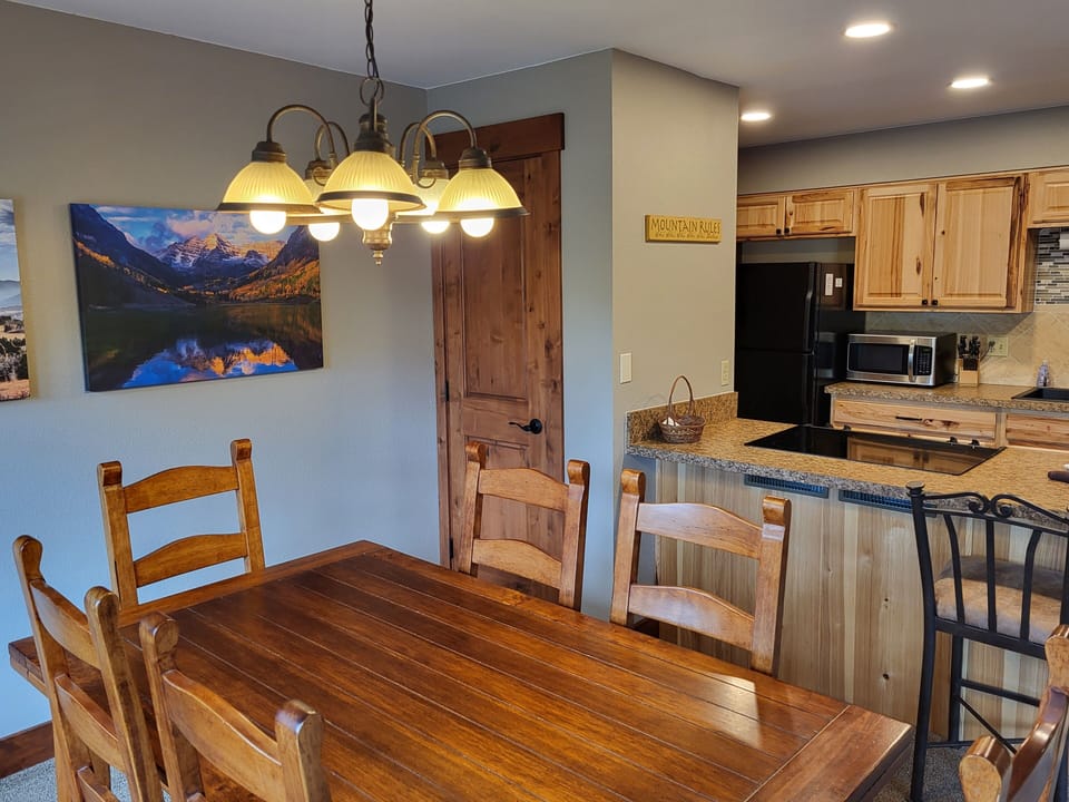 Dinning room and kitchen