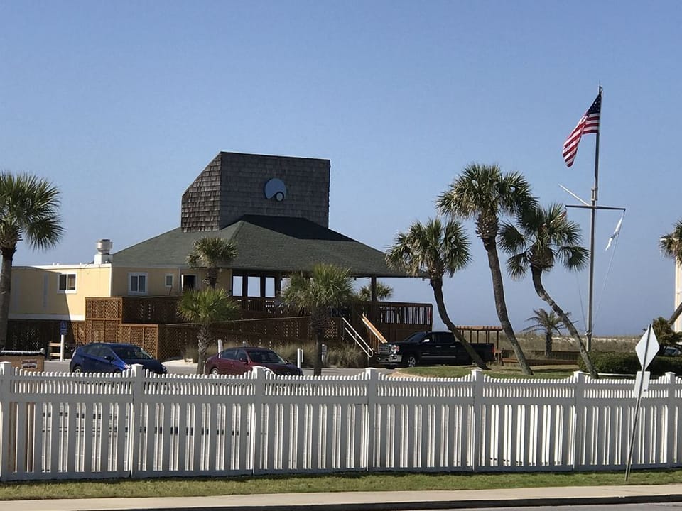 Grab a cool drink, get lunch, rent chairs or a kayak