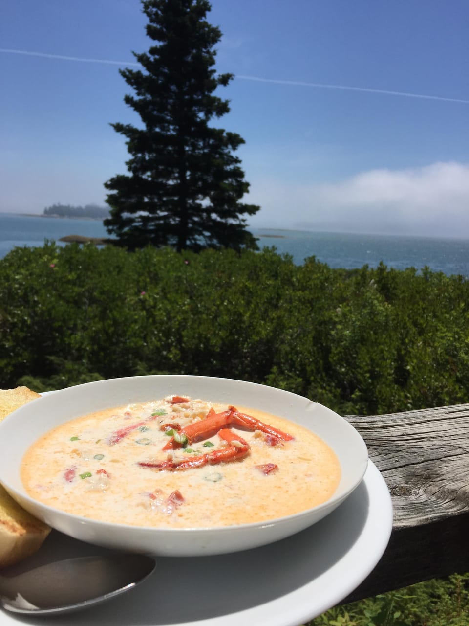Lobster always tastes better with a view like this!