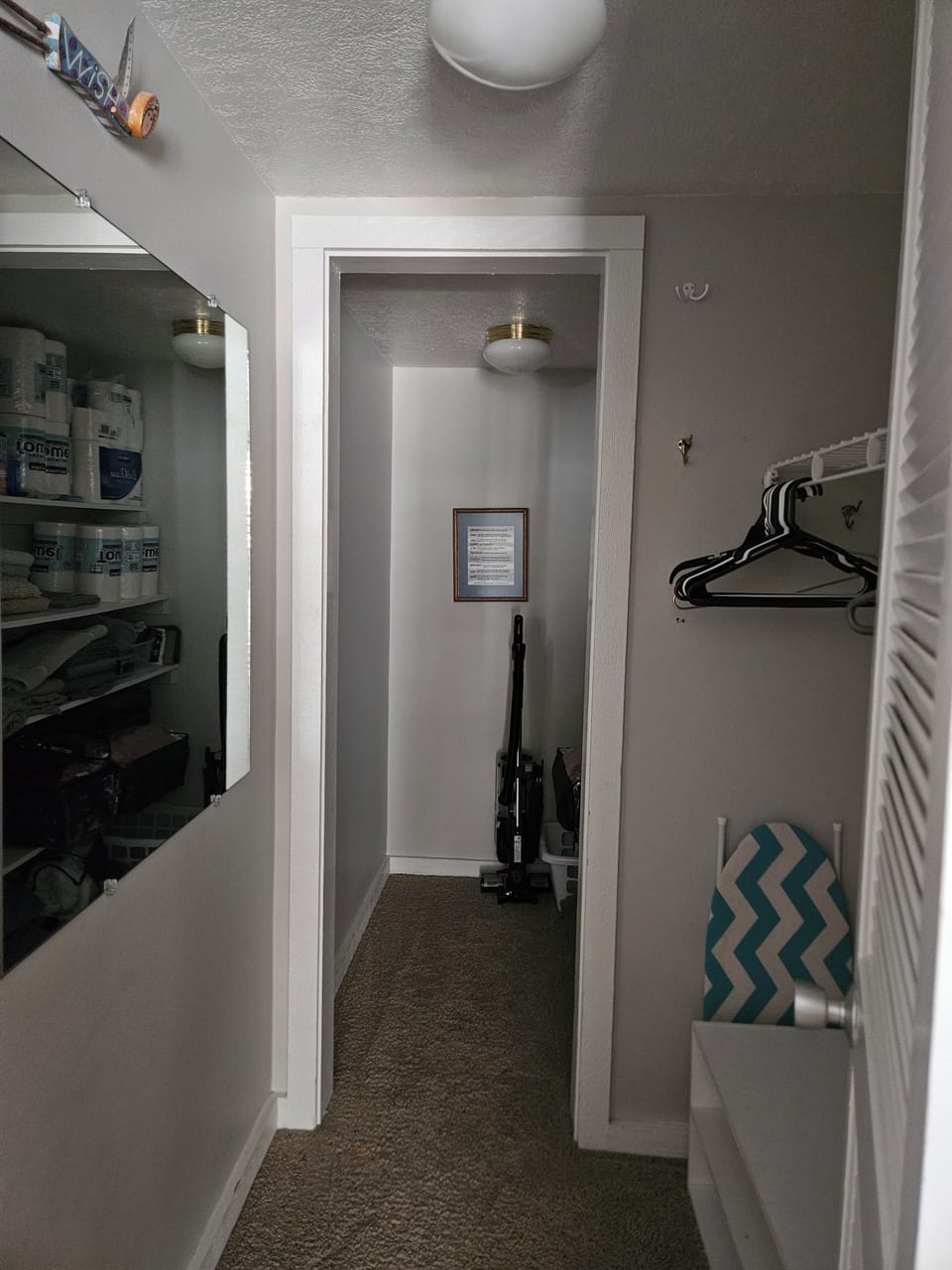 master bedroom closet and storage