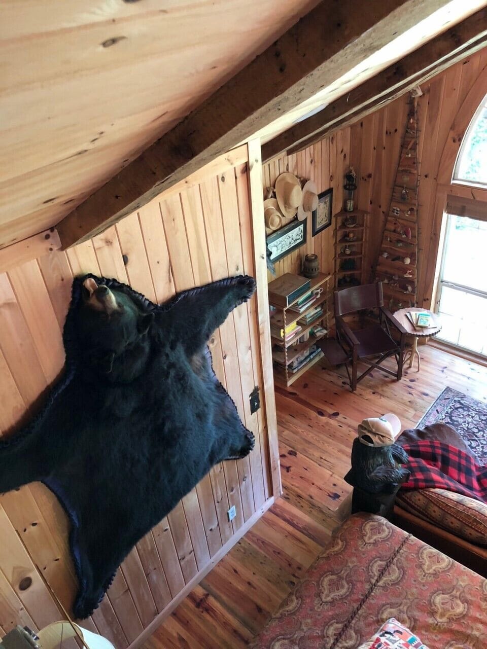 Bearskin viewed from sleeping loft over Master Bedroom