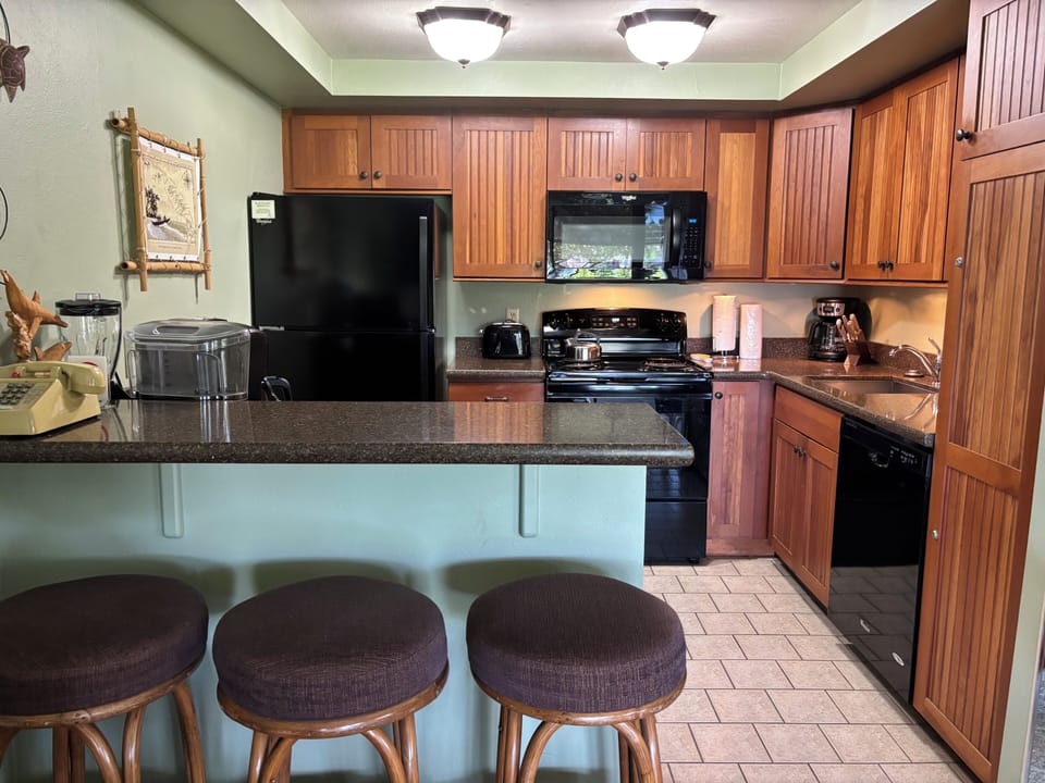 Fully equipped kitchen