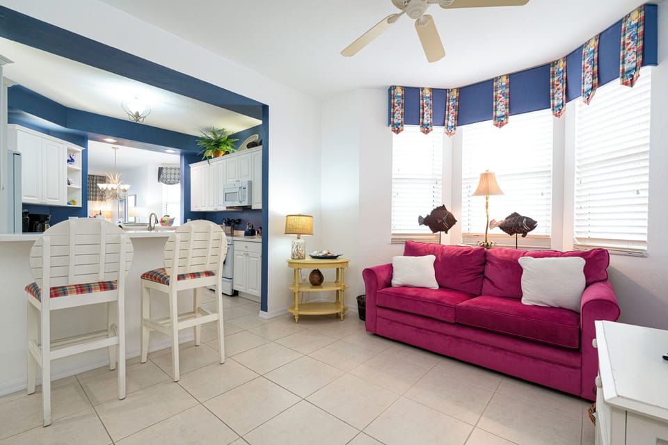 Bonus room with sleeper couch