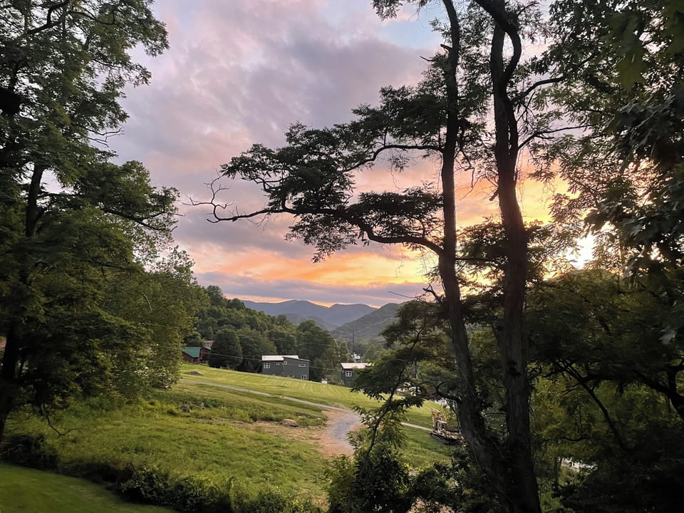 Amazing sunset views from the back porch