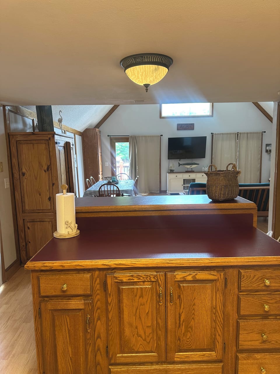 Living room from kitchen