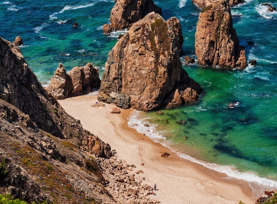 Praia da Ursa near Cabo da Roca the most west point of Europe