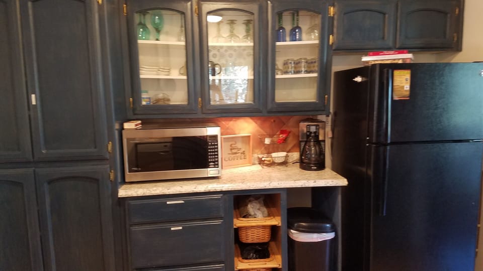 Coffee Bar and Microwave next to Pantry