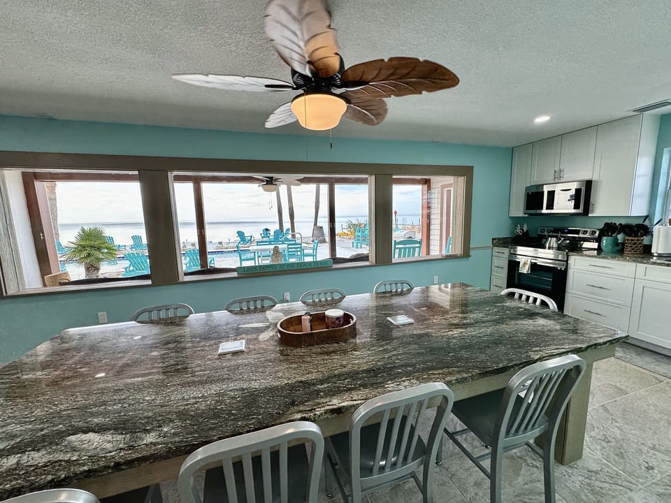Water view from kitchen 