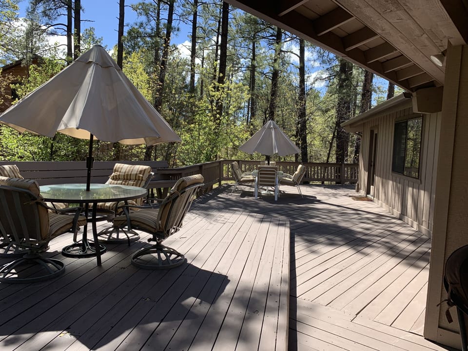 Wrap around deck
