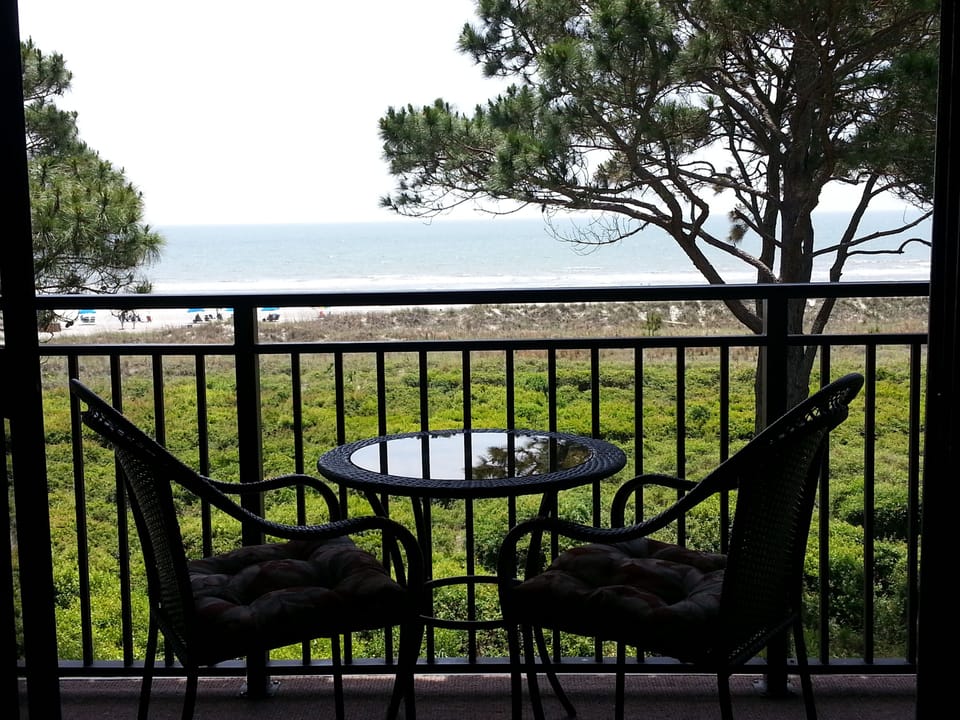 Or, out here, with that same beautiful view