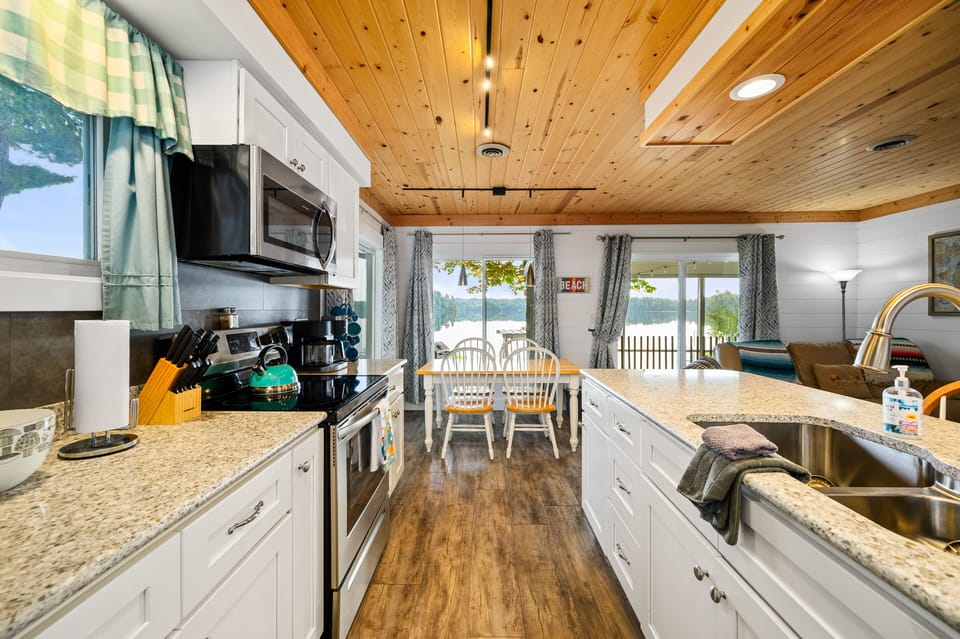 Open kitchen/ living area