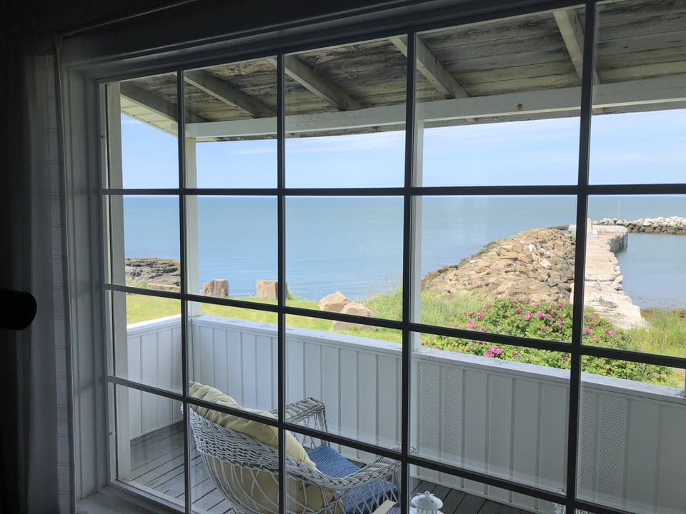 View from living room.
