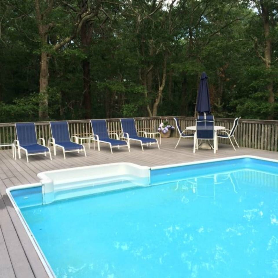 Pool Size is 20' X 40'  deep end 8 feet