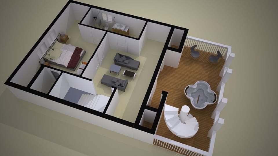 Third level floor plan