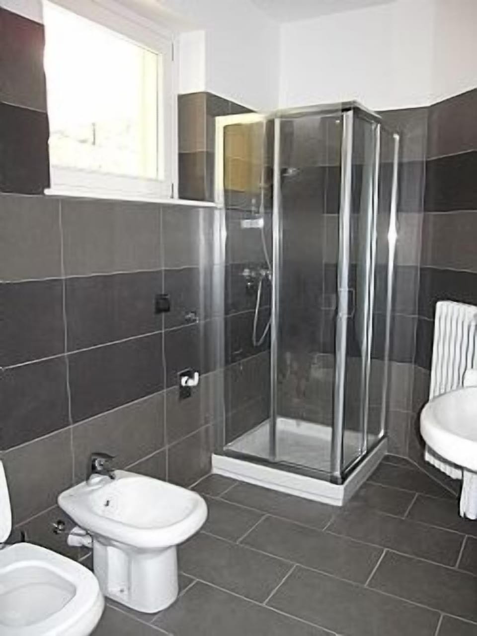 The modern shower room
