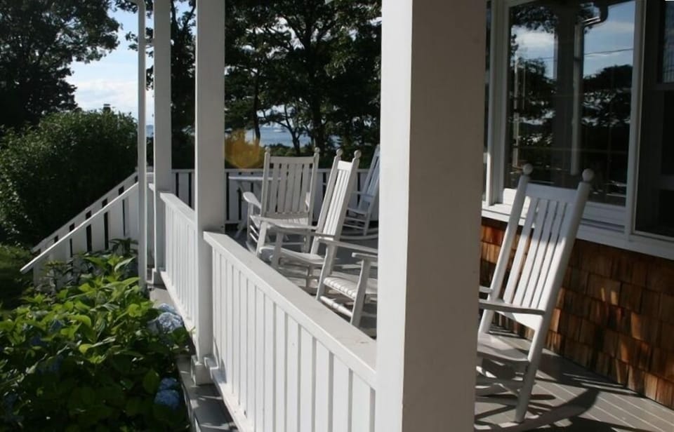 Wrap around porch, with views of lake and ocean