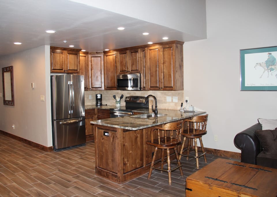 Fully equipped kitchen