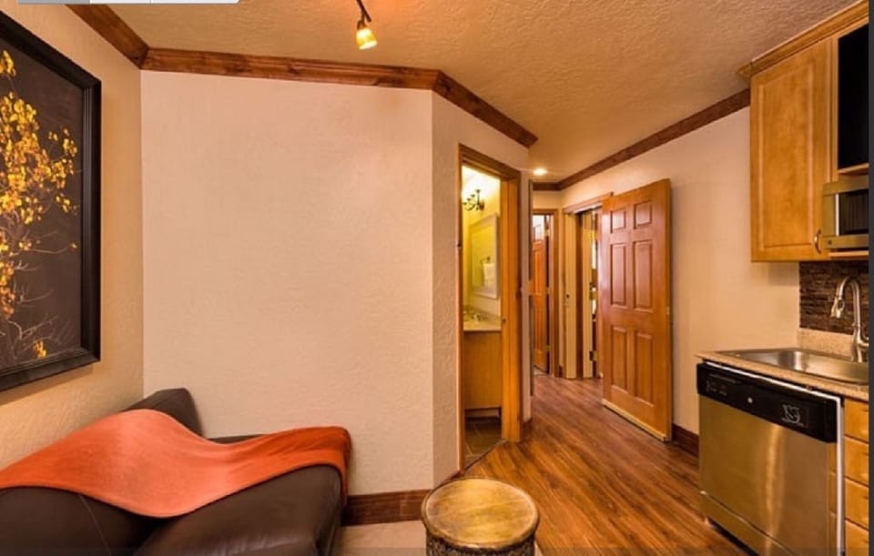 Lock-out living room/kitchenette area.