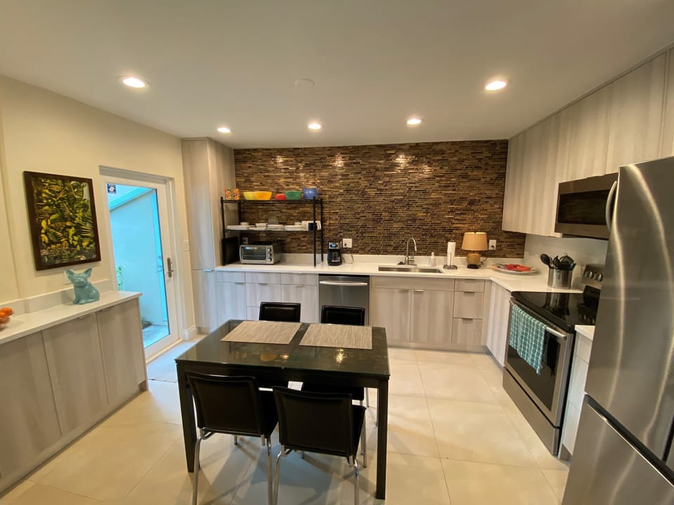 Kitchen completely redone in 2023, stocked and ready for you to cook