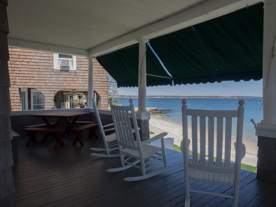 There are wonderful views from the front porch 