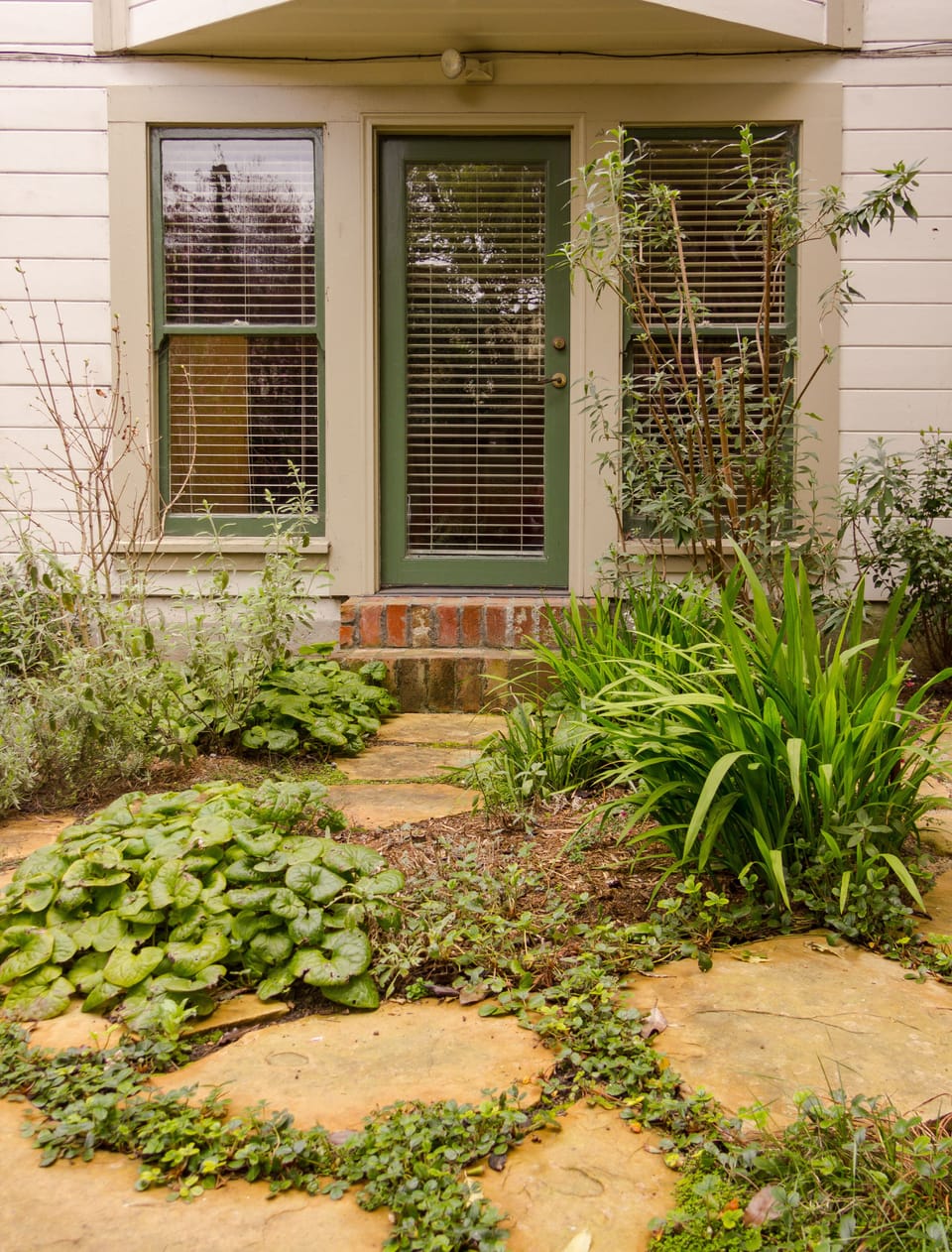 Door onto the garden