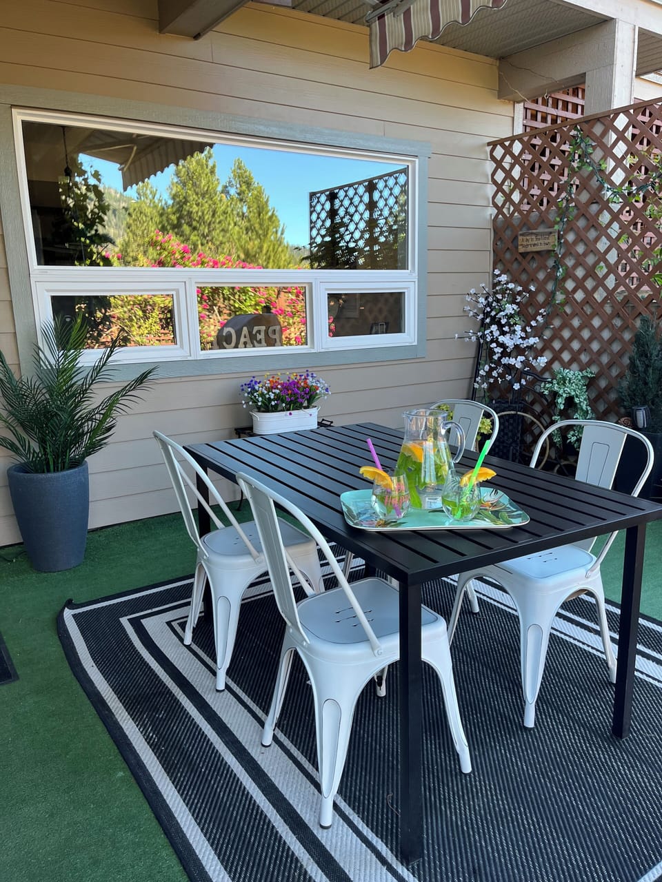 Dine on your beautiful patio