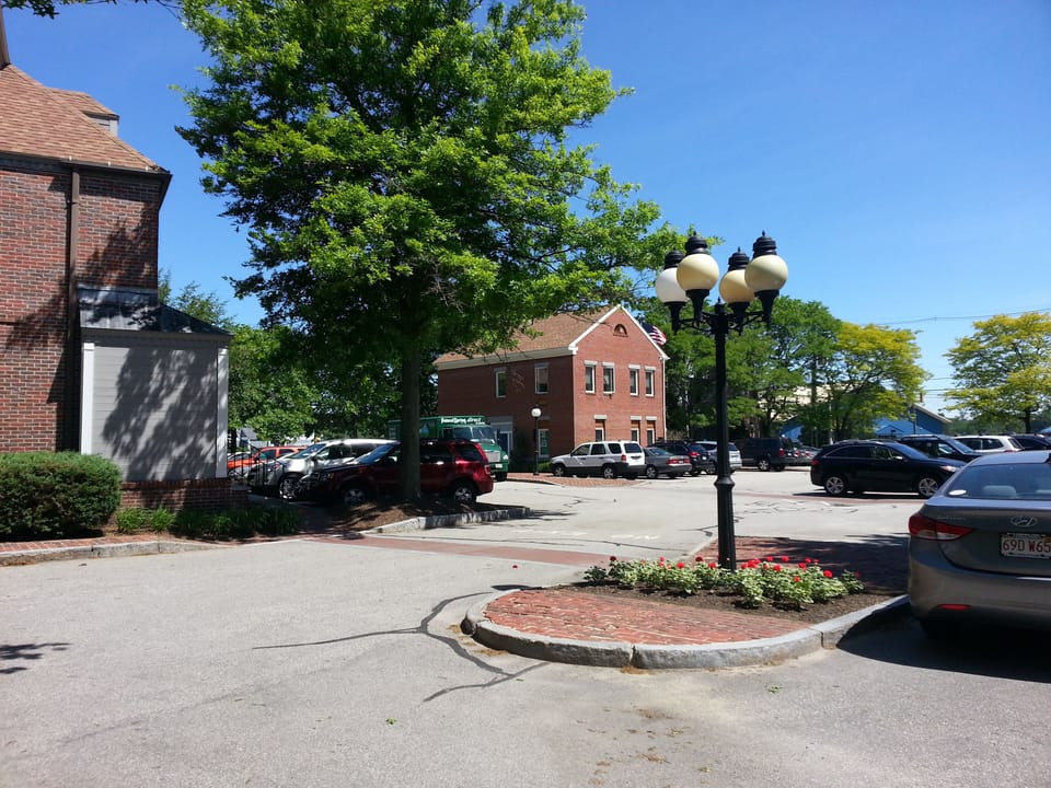 Our condo development parking lot - safe and secure