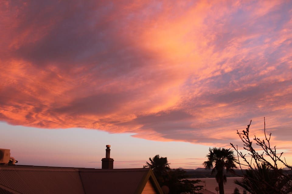 Spectatular sunrise from balcony!