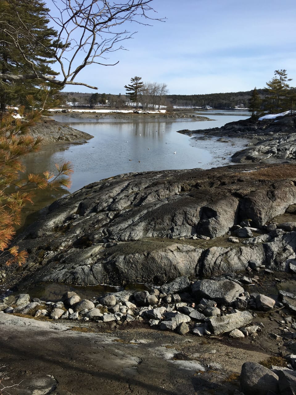 View from a cove just down the road near the golf course
