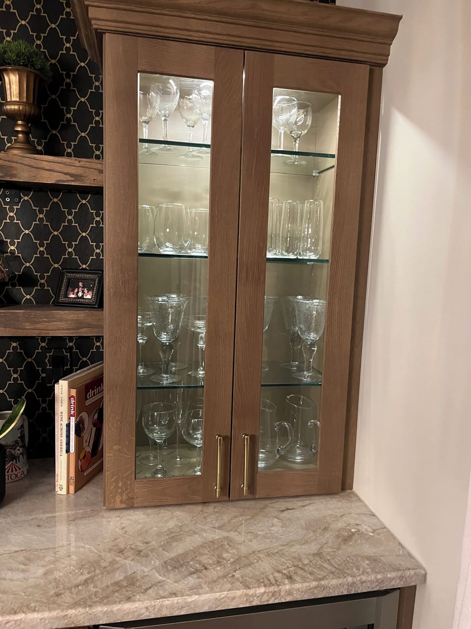 Fine glassware of choice