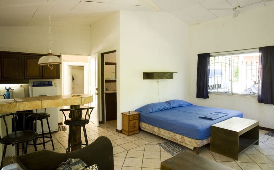 The 'Blue' cabina has a full kitchen.