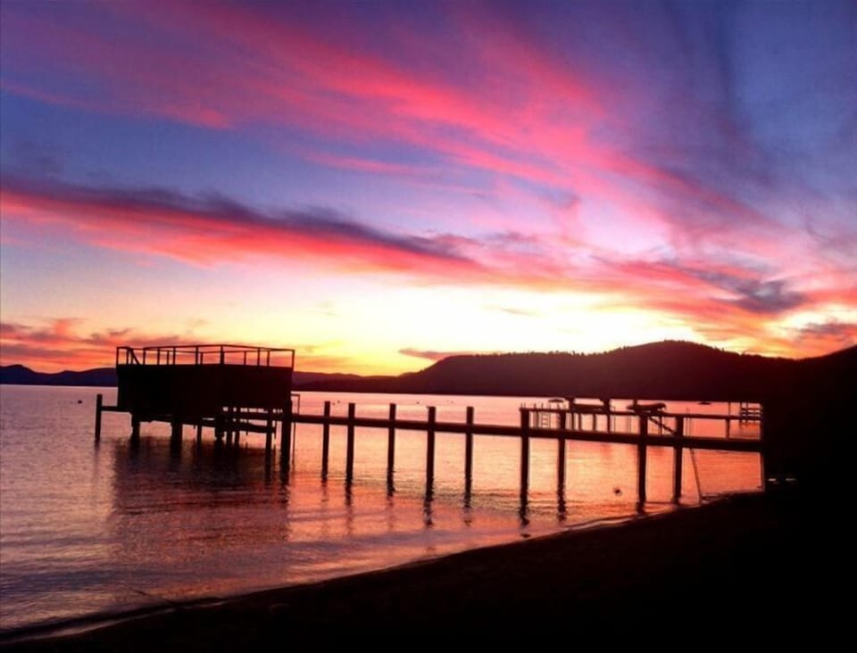 Summer sunset over Tahoe