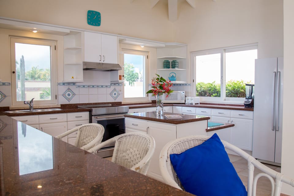 Sunlit kitchen
