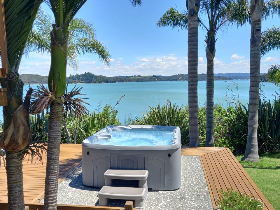 Have a spa & enjoy the amazing view over the bay