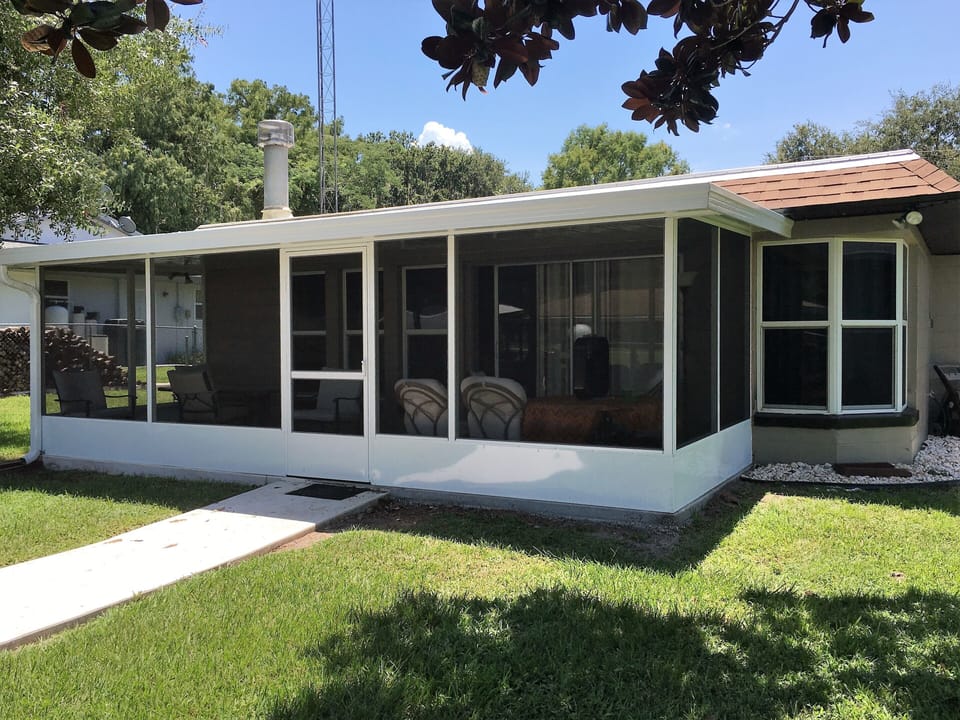 8X24 patio and sidewalk from house to dock