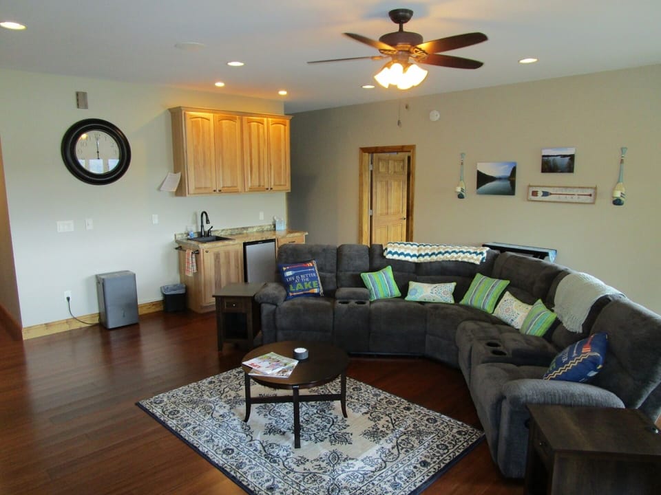 Family Room on lower level